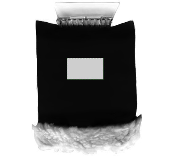 ABS škrabka na led a polyesterová rukavice